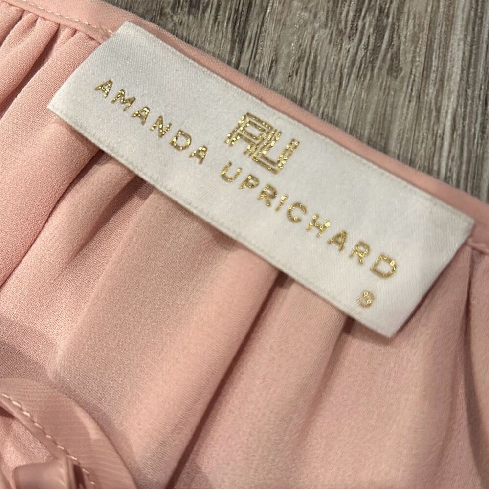 Amanda Uprichard blush babydoll cold should dress. - Picture 4 of 8
